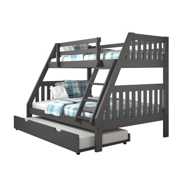 dark grey bunk beds