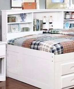 girls full size bed with storage