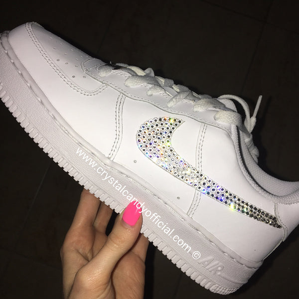 Crystal Nike Air Force 1 in White (Low 