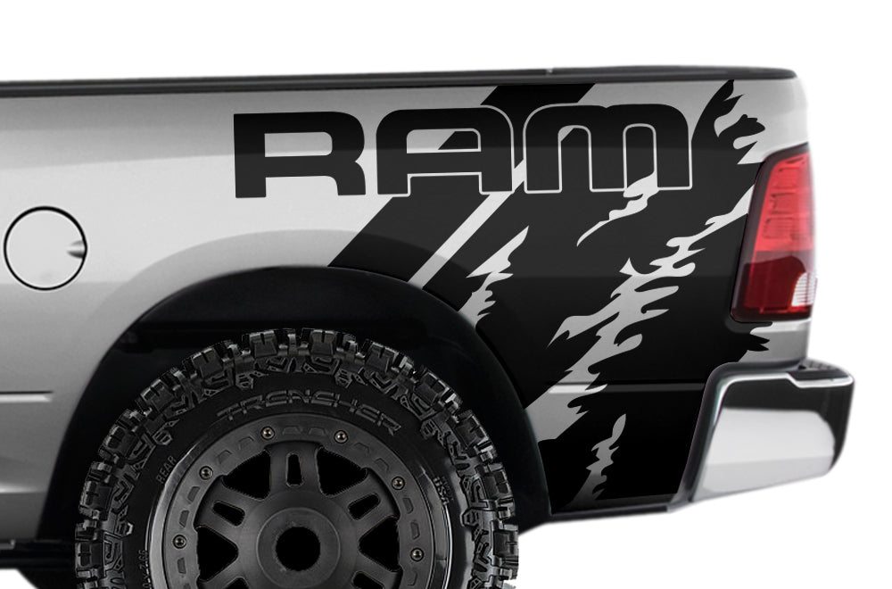 Dodge Ram 1500/2500/3500 (2009-2018) 6.5 BED Vinyl Decal Wrap RAM
