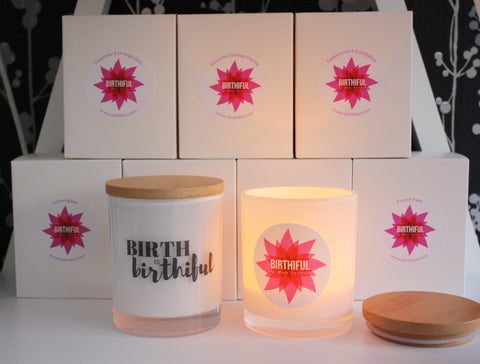 Personalised candles - add you logo soy candle