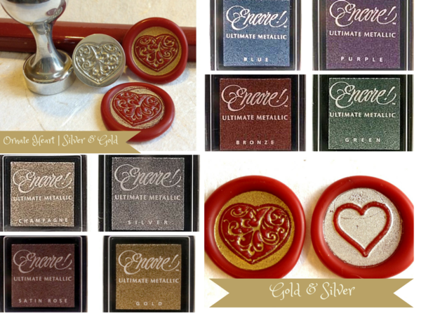 LetterSeals.com Wax Seal Stamp Highlighting Ink