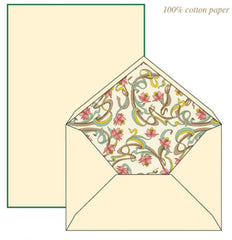 Pastel Art Nouveau writing paper rossi 1931 letterseals.com