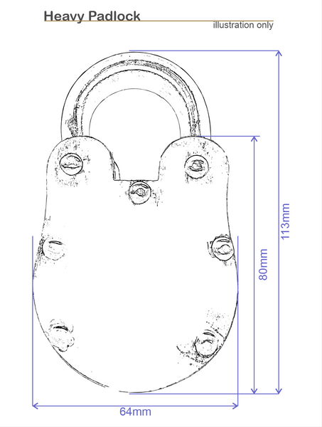 lock size