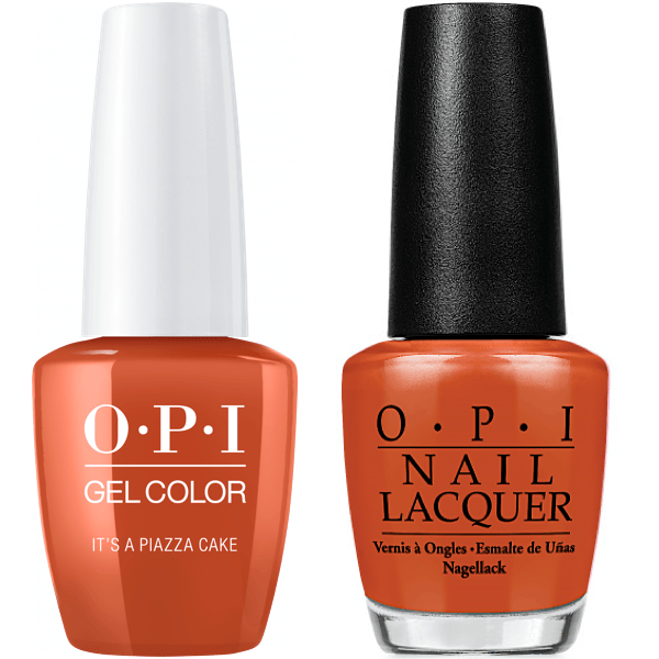 V26 OPI Gel color & Lacquer Duo set - It's A Piazza Cake.