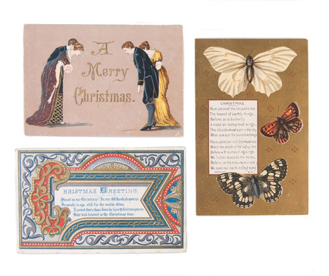 Christmas Cards on loan from Maggs Bros
