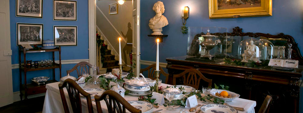 Dining Room at Charles Dickens Museum 