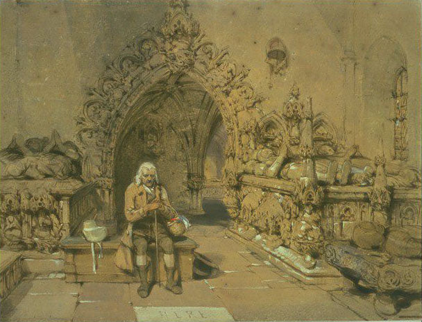 George Cattermole's The Grave of Little Nell (1867)