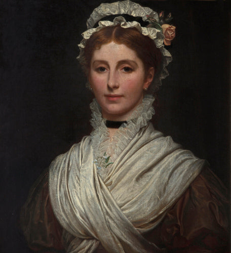 Portrait of Katey Perugini by Carlo Perugini (c.1874)