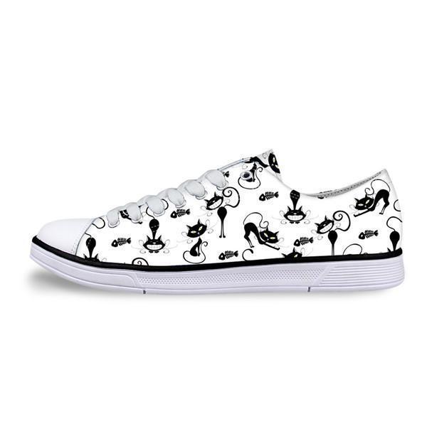 cat shoes white