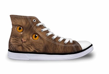 cat canvas shoes