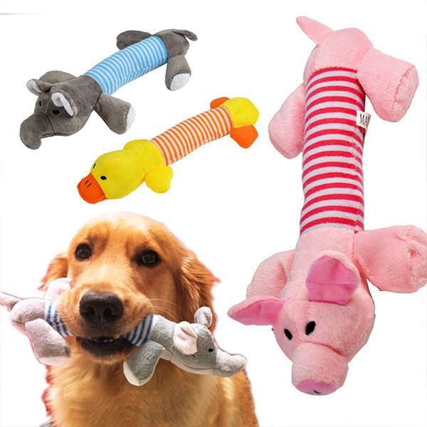 elephant dog toy with squeaker