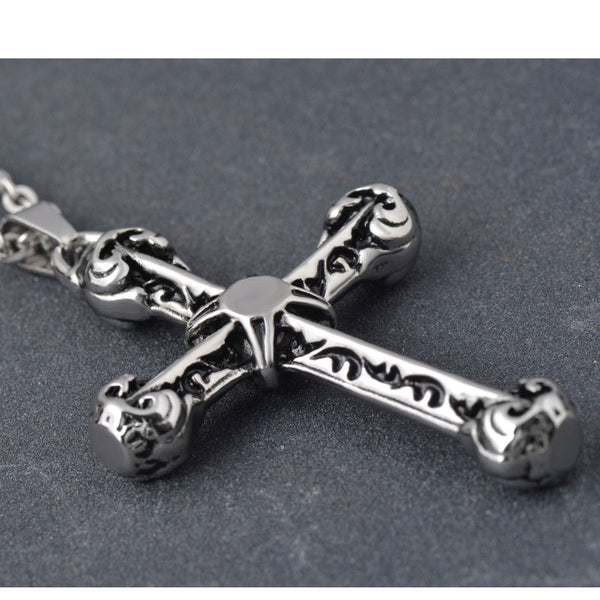 Stainless Steel Silver Chain Jesus 