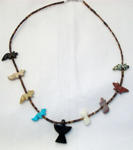 Native American Fetish Necklace 14
