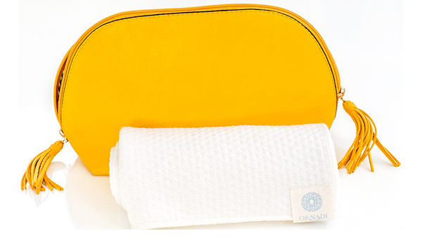 organic packable travel towel ornadi