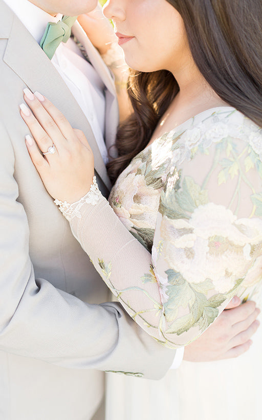 Primavera Wedding Dress Sleeve Detail