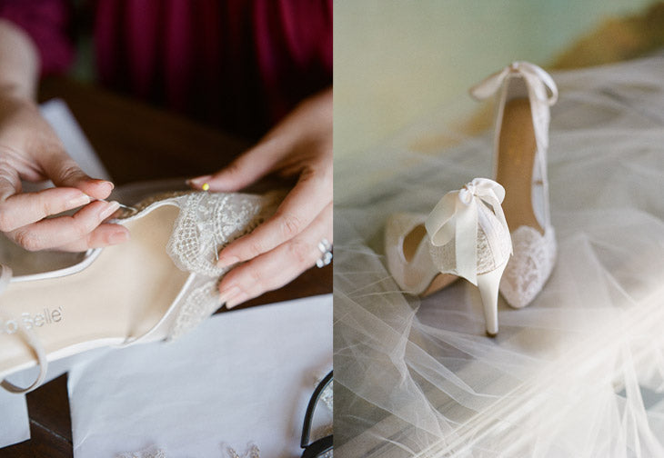 Giselle Lace Wedding Shoe Claire Pettibone