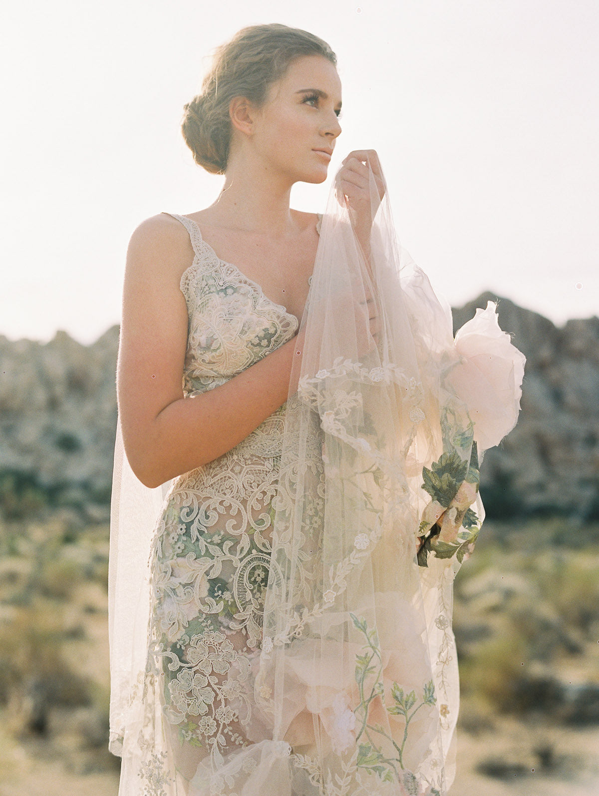 Claire Pettibone Gypsy Rose Gown & Gypsy Cape