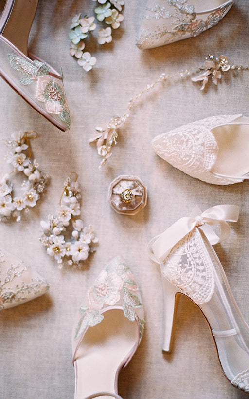 Wedding Shoes and Inspiration Design By Claire Pettibone