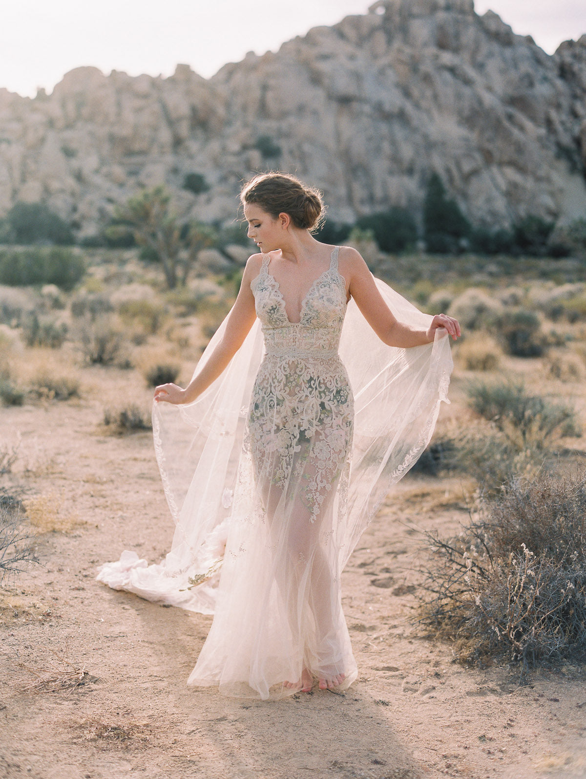 Claire Pettibone Gypsy Rose Gown & Gypsy Cape