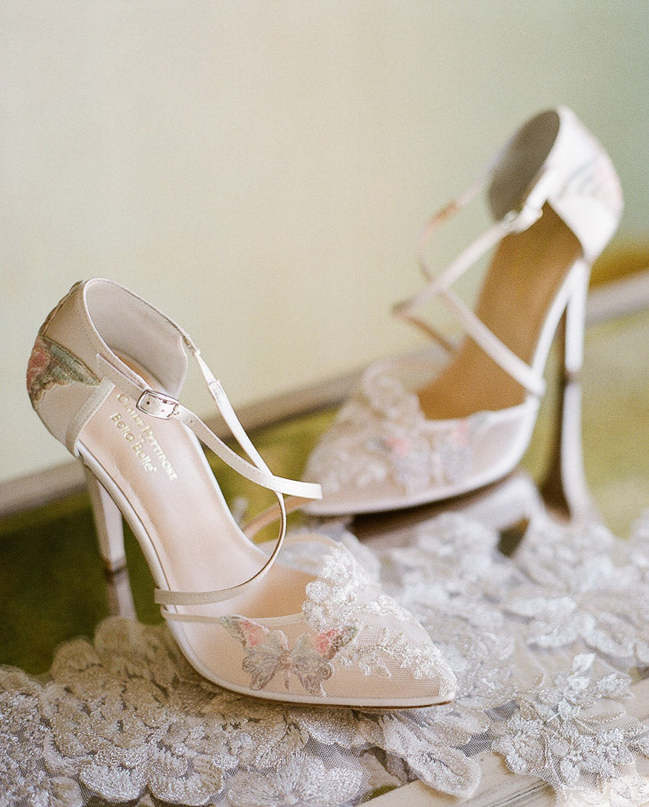 Mariposa Wedding Shoes by Claire Pettibone