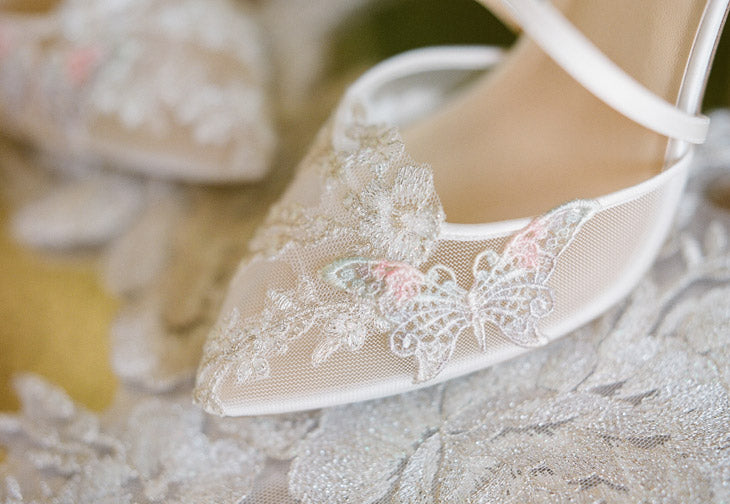 Mariposa Butterfly Detail Wedding Shoes