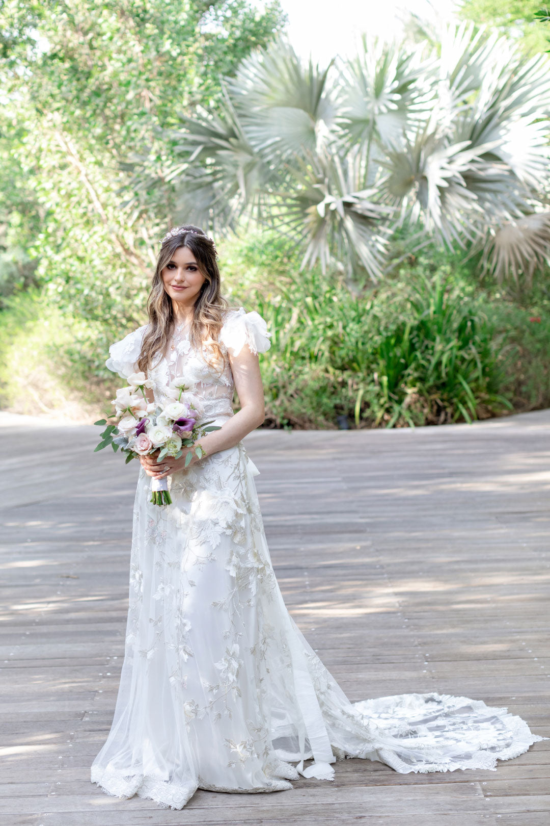 Bride in Chloris by Claire Pettibone