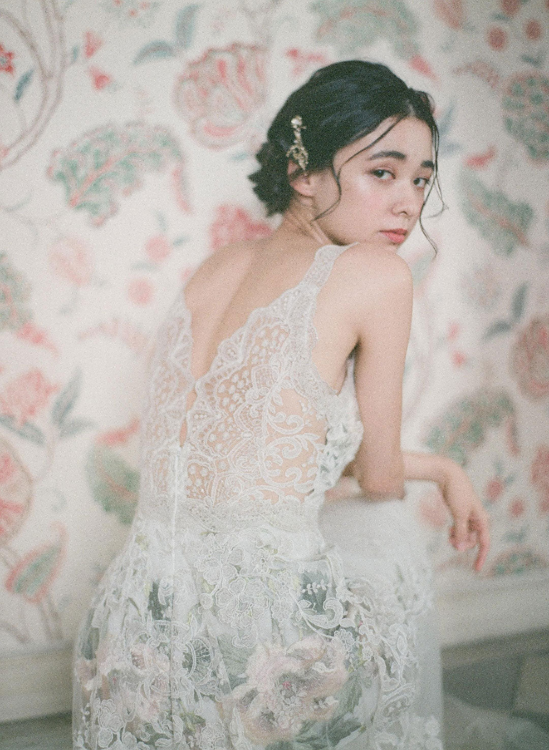 Desert Rose Wedding Dress by Claire Pettibone