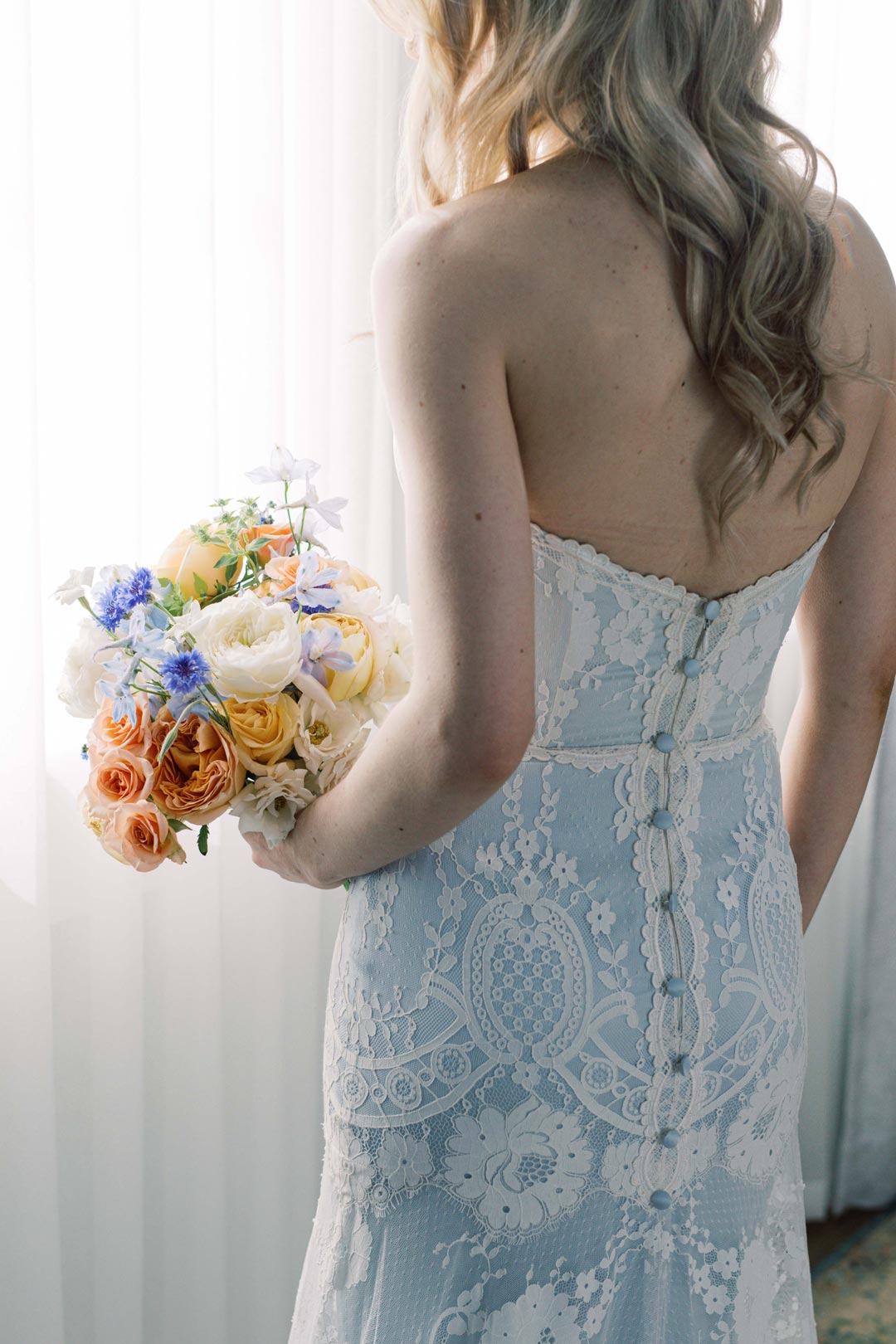 Blue Wedding Dress Eloise by Claire Pettibone