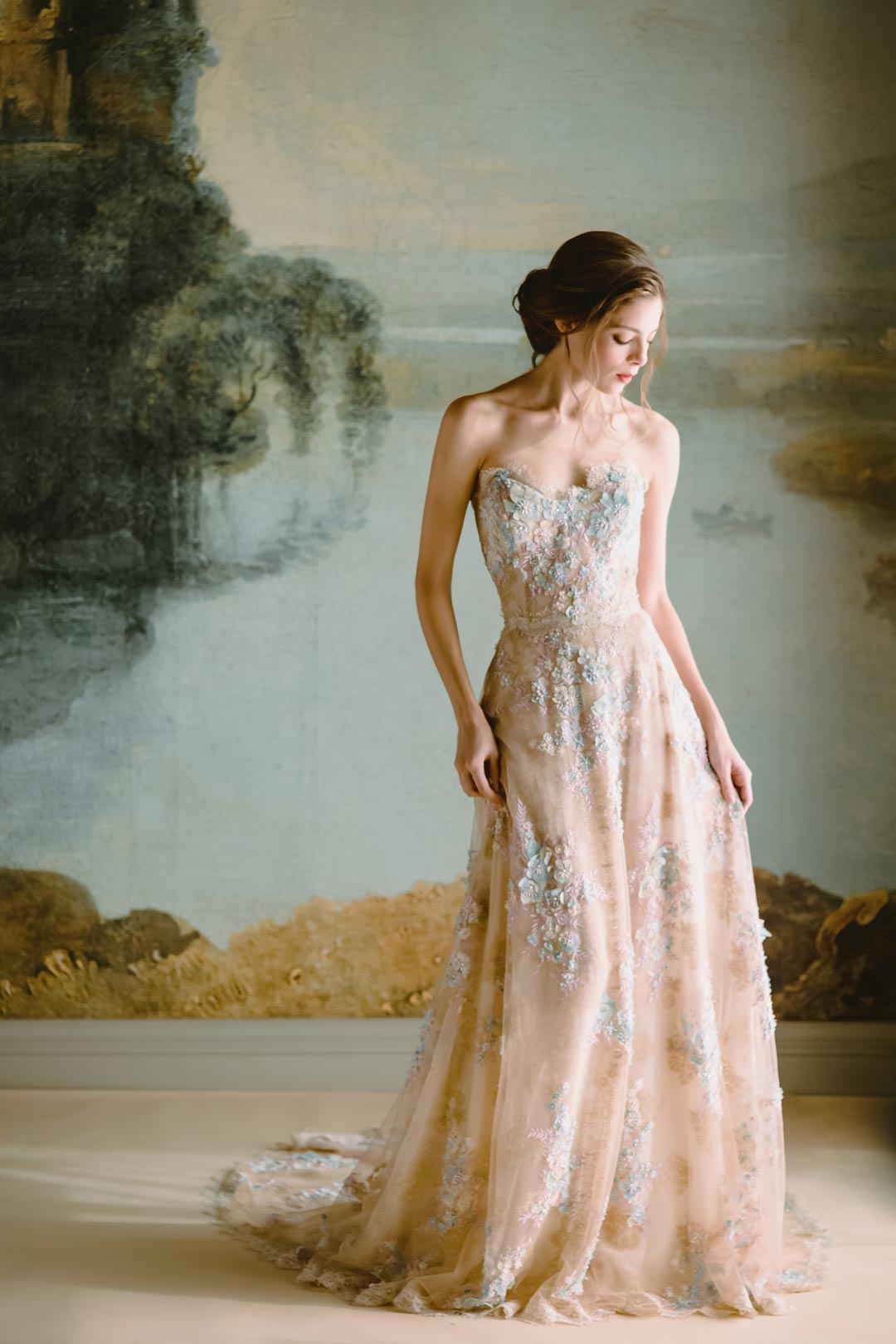 Ophelia Floral Embroidered Gown