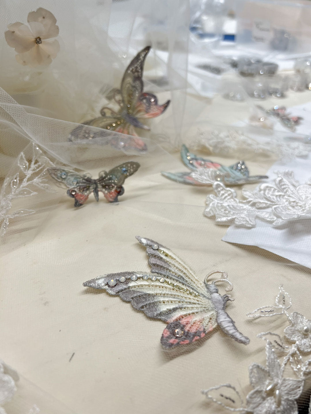 Butterfly with crystal embellishments by Claire Pettibone