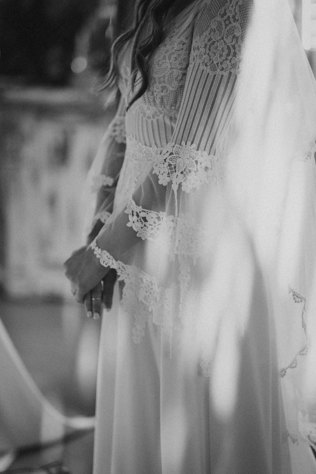 Sleeve Details Sauvignon Wedding Dress