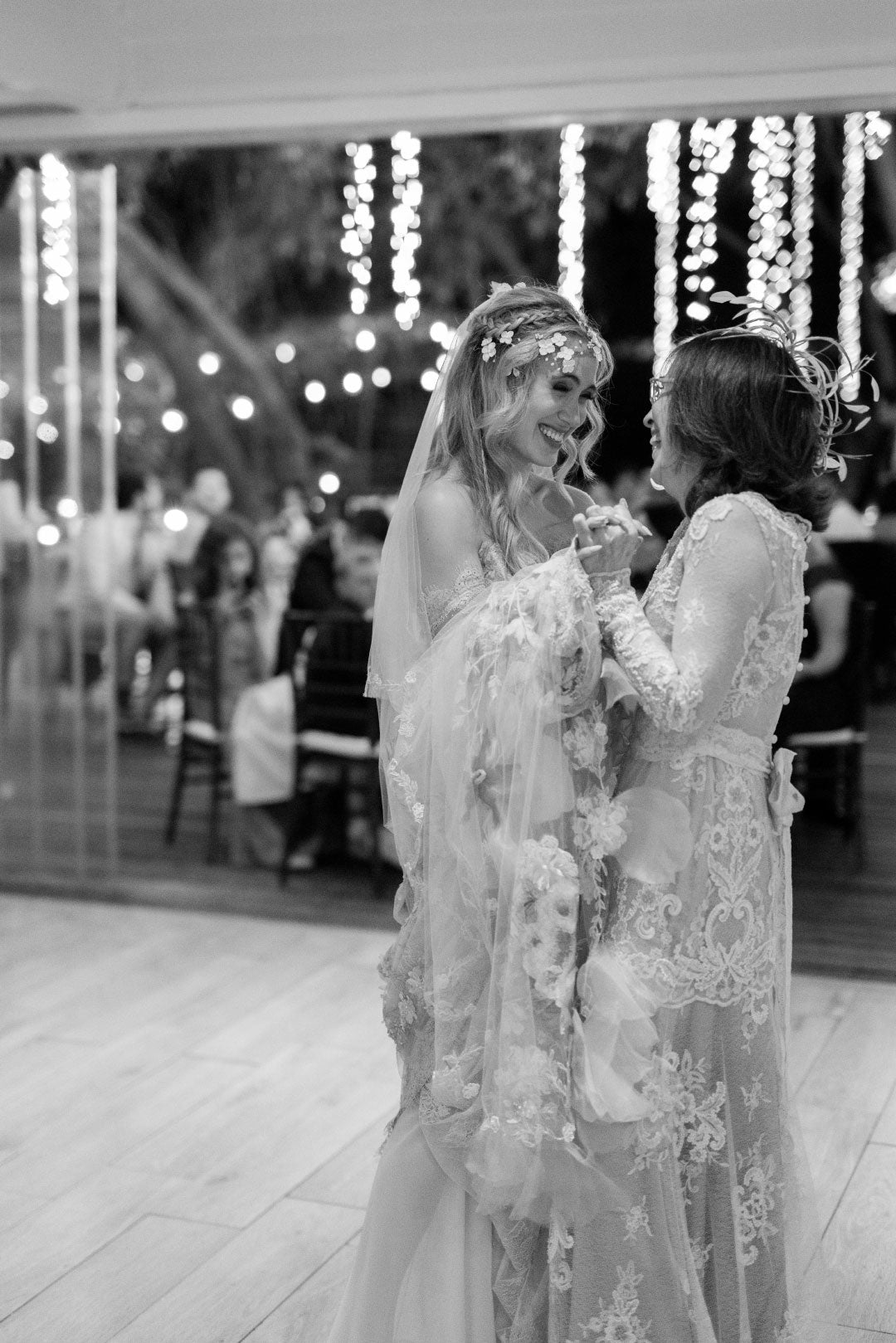 Bride and Mother of the Bride Dancing