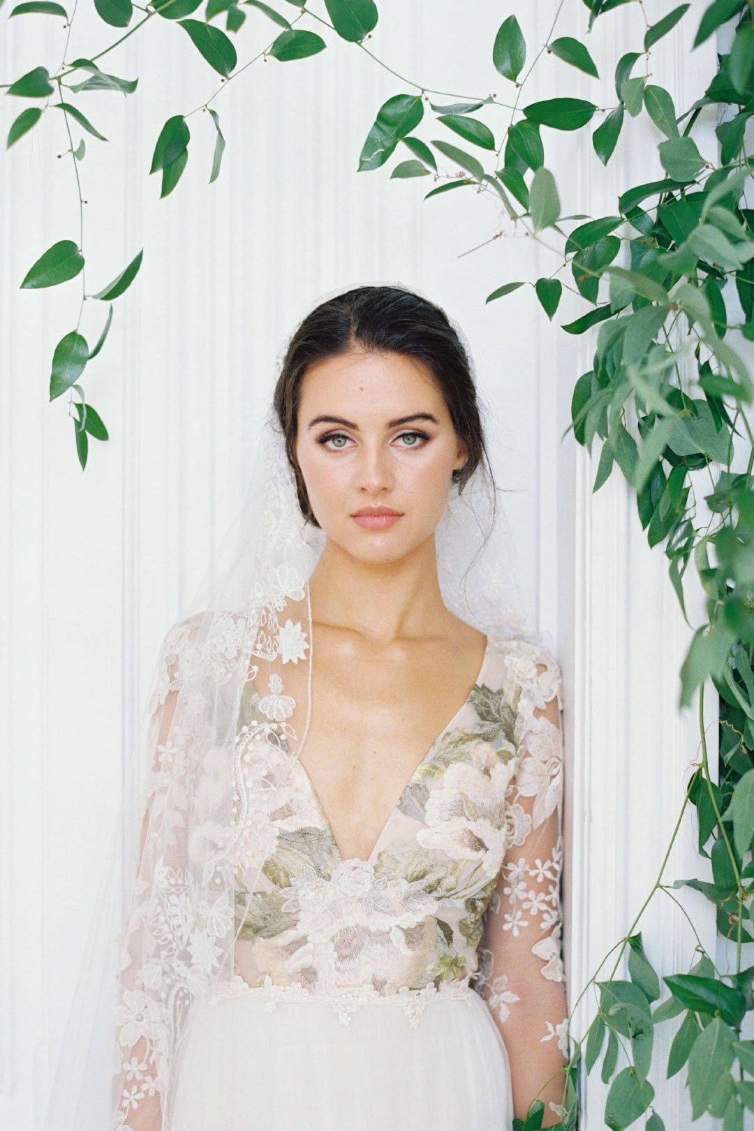 Primavera Embroidered Lace Wedding Dress by Claire Pettibone