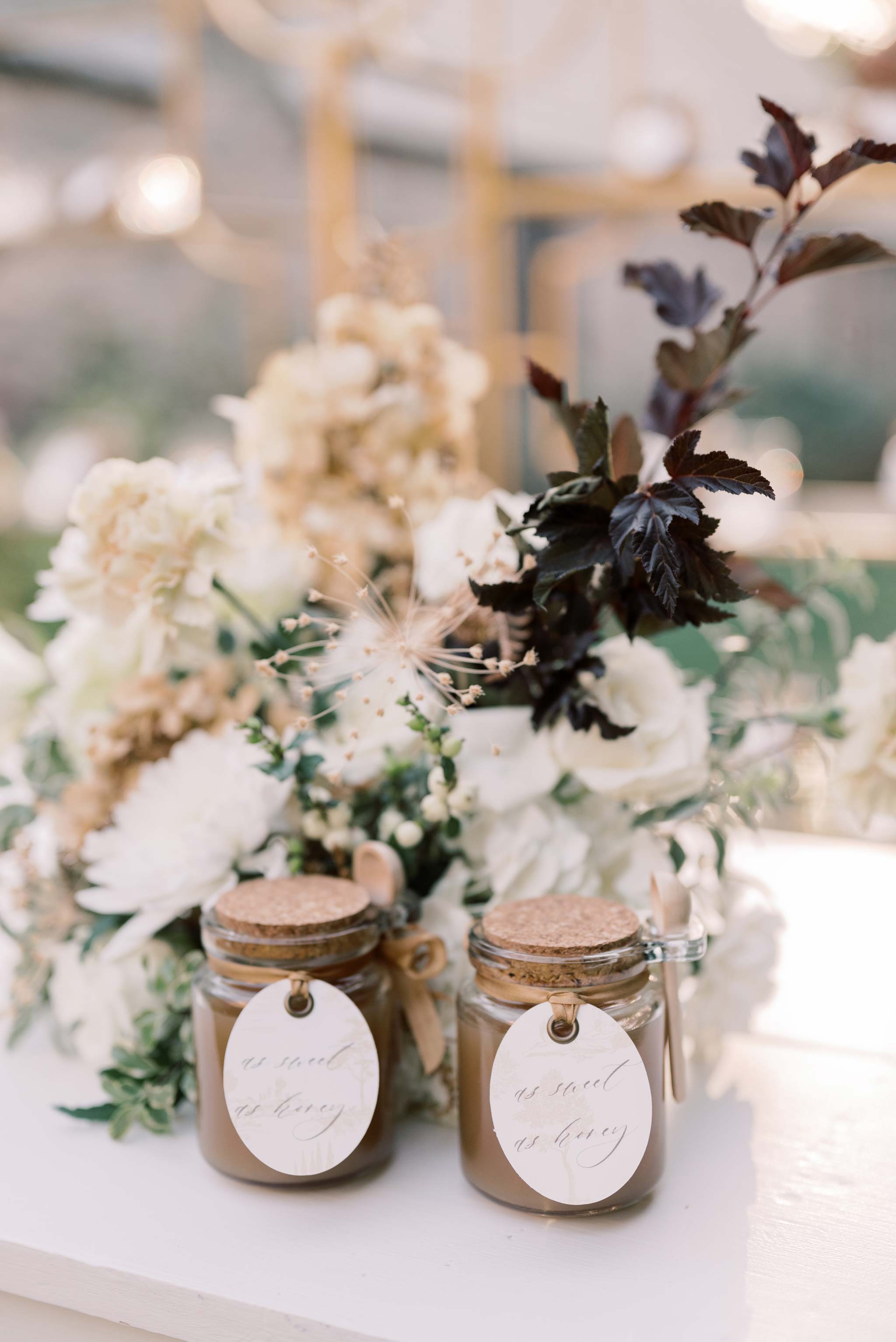 Wedding florals and Favors