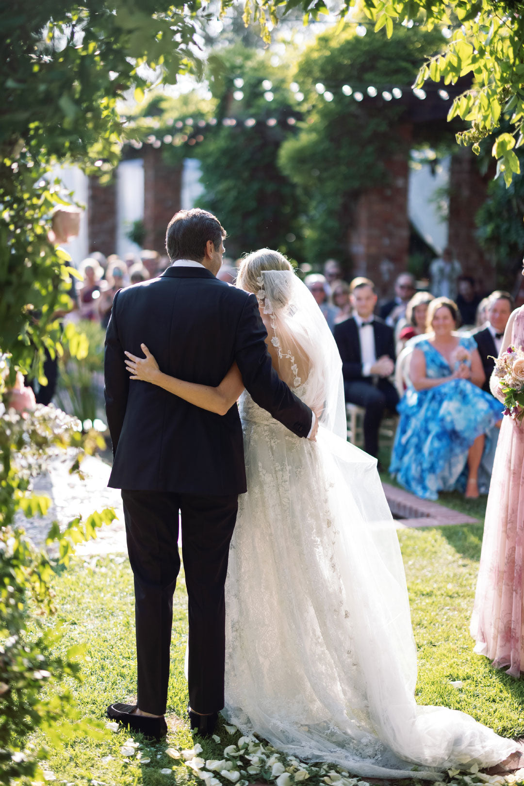 Bride and Groom after wedding vows