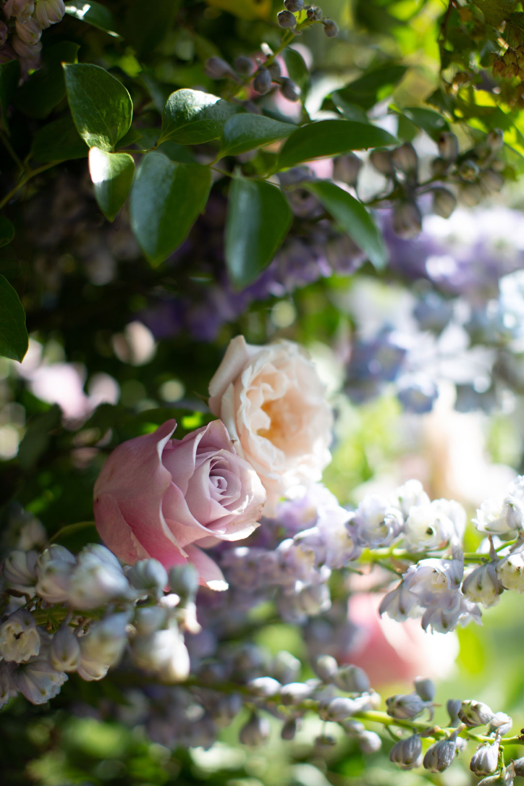 Pink rose in wedding florals