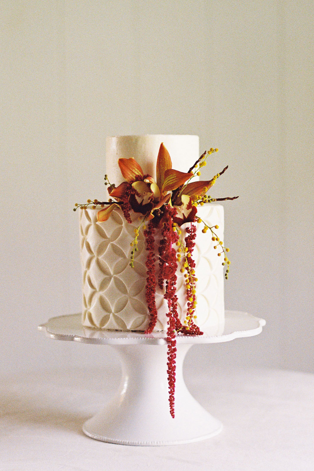Wedding Cake with Flora Décor