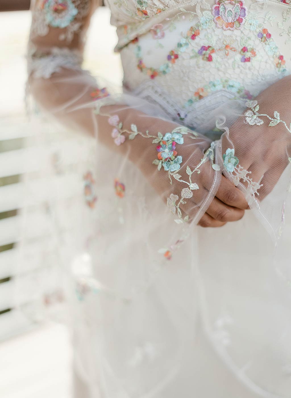 Wedding Dress Beautiful Lace Sleeve Details