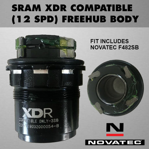 SRAM XDR Compatible 12-Speed Freehub for Novatec F482SB