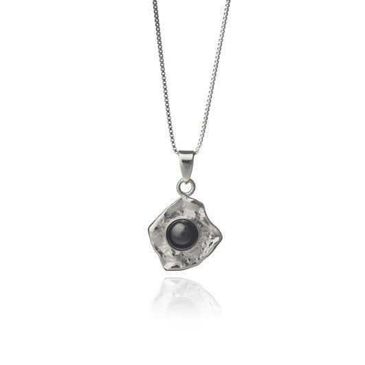 Icelandic Products Black lava tear necklace - Pearl Jewelry - NordicStore