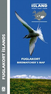 Icelandic Products Birdwatcher´s Map Maps - NordicStore