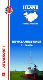 - Icelandic Topographic Map - Reykjanesskagi - Maps - Nordic Store Icelandic Wool Sweaters