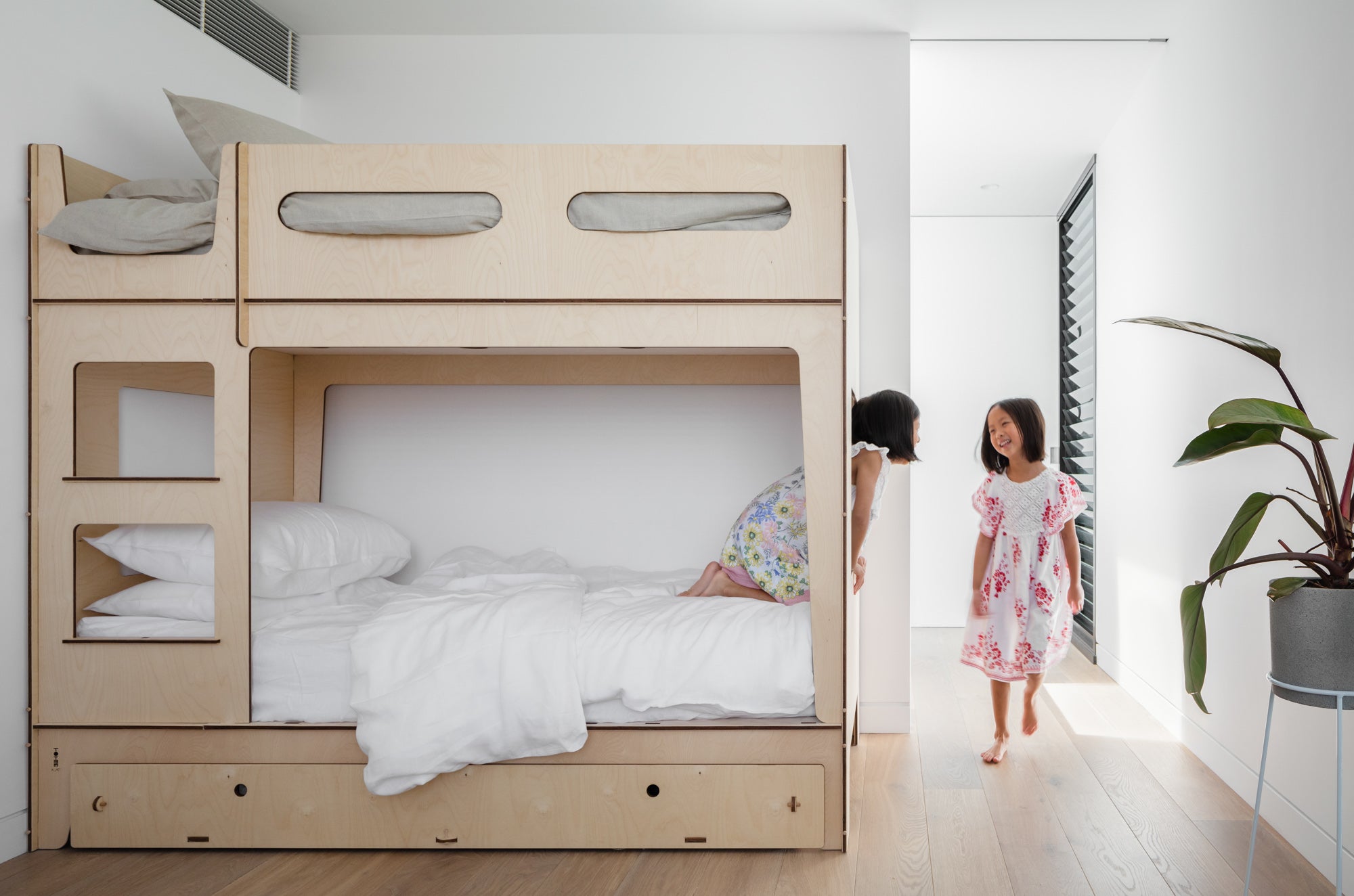 Minimalist Furniture Design and Kids Bunk Bed Sydney at Bronte by CM Studio