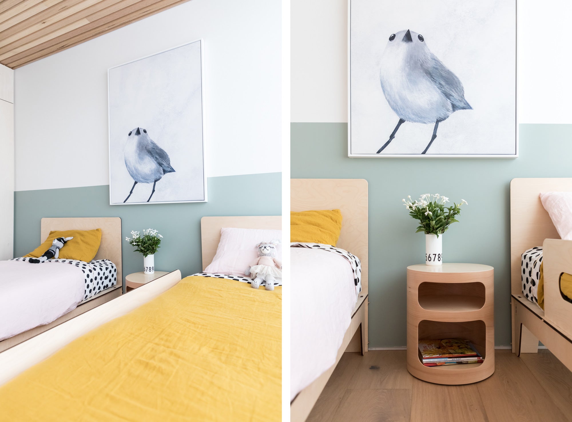 Image of a Children's Bedroom design by Hide and Sleep featuring the Singolo Single Bed