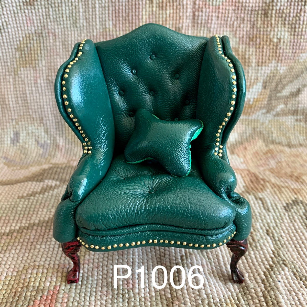 ORNATE "LION" CHAIR 1:12 SCALE DOLLHOUSE MINIATURES Heirloom Collection 