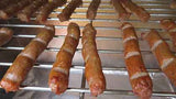 Smokehouse Breakfast Sausage Links in Big Chief Smoker
