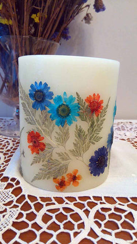 Thalia Kikiza Pressed Flower Candles