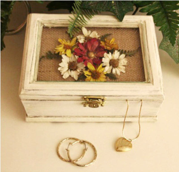 Jewelry Box with Pressed Flowers - Lynn Coulter, The Garden Club