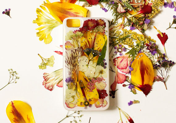 Pressed Flower IPhone Case by Clare McGibbon
